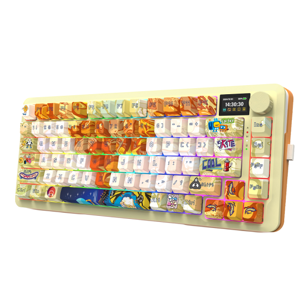 Redragon K708 Pro LCD Wireless Mechanical Keyboard (Doodle) Redragon K708 Pro LCD Wireless Mechanical Keyboard (Doodle)
